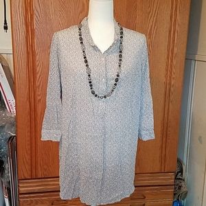 EUC Old Navy 1X tunic. Black and white print